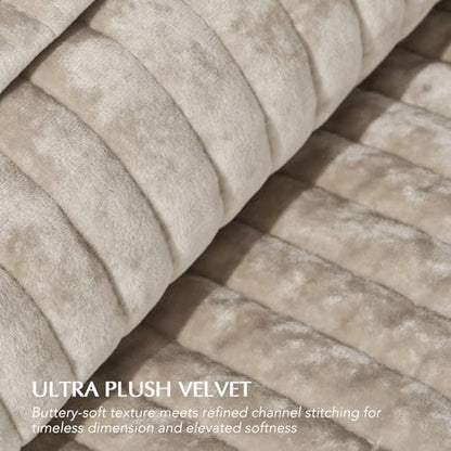 Oversized Velvet Quilt Set