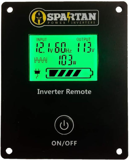 2000 Watt Pure Sine Wave Power Inverter by Spartan Power SP-PS2000 12V to 120V AC