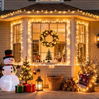 500 LED Christmas Lights Outdoor (163 Foot)