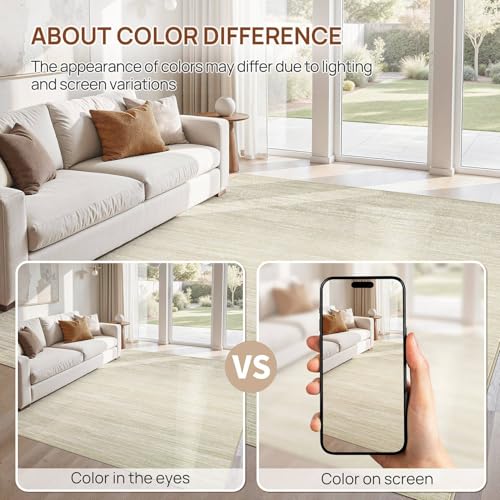 6x9 Washable Area Rug (56 Sq Ft)