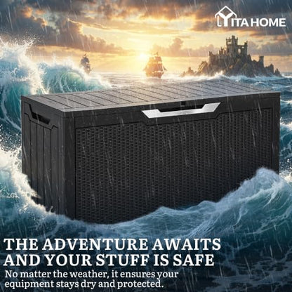 80 Gallon Outdoor Storage Box w