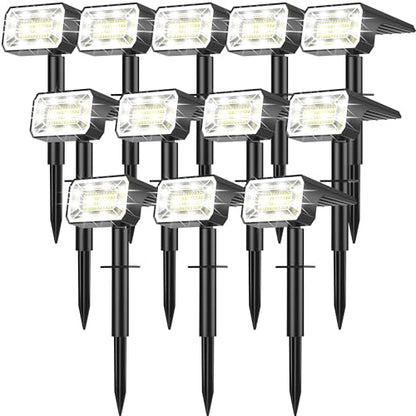 Solar Spot Lights Outdoor (12 Count)
