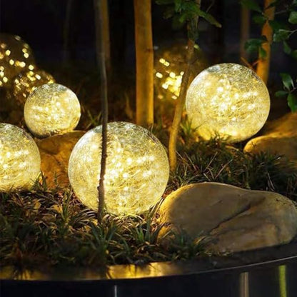 4 Pack 3.9" Solar Garden Lights Outdoor Waterproof (4 Count)