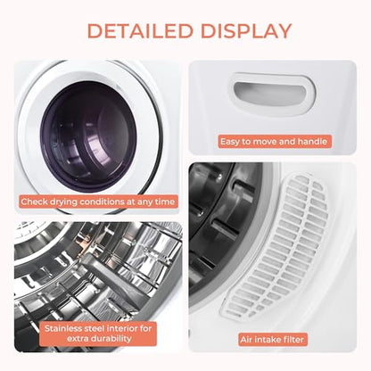 2.65 Cu. Ft. Portable Dryer for Clothes