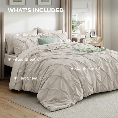 7 Piece Queen Comforter Set & Sheet Set
