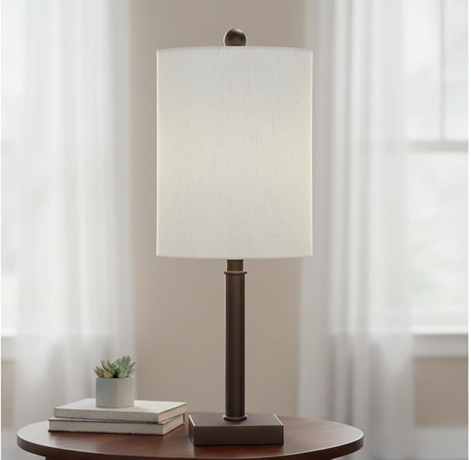 Aspen Creative 31618 Transitional Drum Shaped Spider Fitter Lamp Shade in