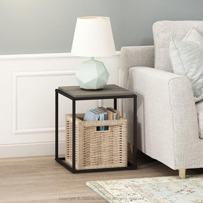 Moretti Cube Modern Stackable End Table Shelf