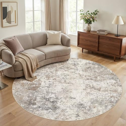 8ft Round Area Rug Living Room Rugs