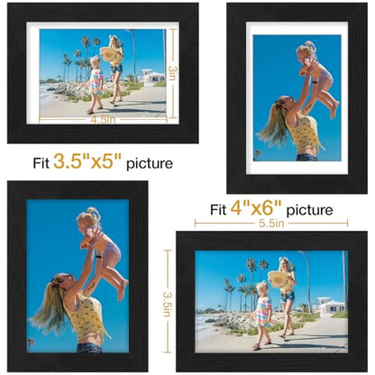 4x6 Picture Frames Set of 9 (9 Count)