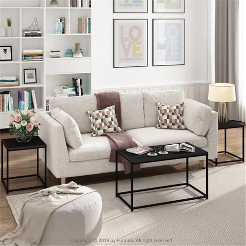 CAMNUS Metal Frame Living Room Table Set