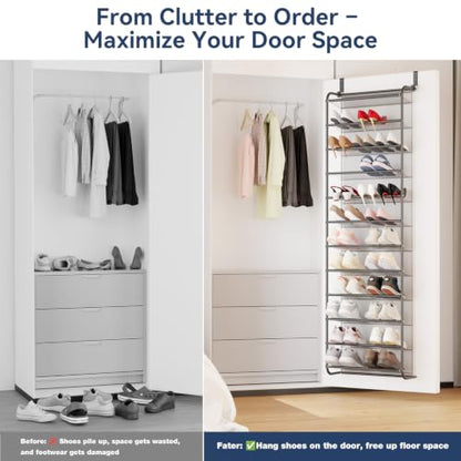 36 Pair Over the Door Shoe Rack