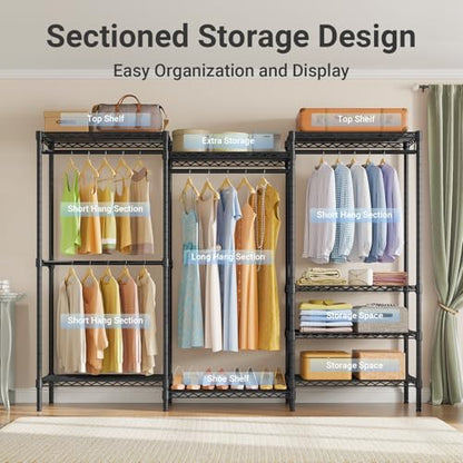 V5 Plus Heavy Duty Clothes Rack