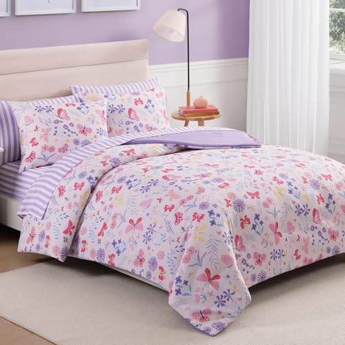 Queen Comforter Set with Sheets for Girls