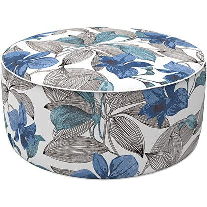 Inflatable Stool Ottoman Footrest with Handle