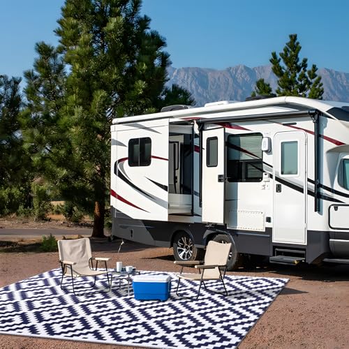 Outdoor Rug 5x8 ft Waterproof Reversible Mat