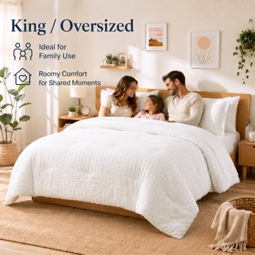 Oversized King Comforter Set 120x98 in