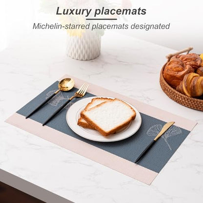 Placemats Set of 6 Washable Indoor (6 Count)