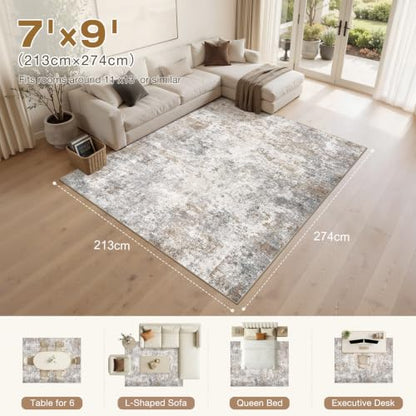 7x9 Area Rug Living Room Rugs (63 Sq Ft)