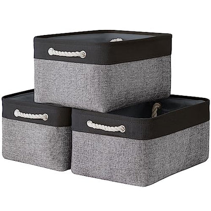 Collapsible Storage Bin for Shelves (3 Count)