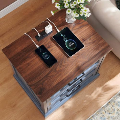22" Farmhouse 3 Drawer Dresser for Bedroom