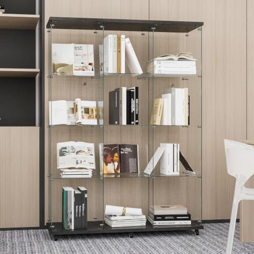 Black Glass Display Cabinet