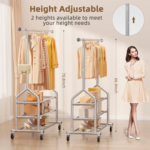 Heavy Duty Clothes Rack Load 688 LBS