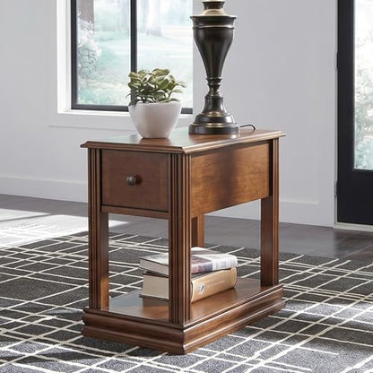 Breegin Narrow Chairside End Table