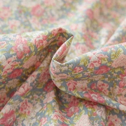 Vintage Flowers Comforter Set King Coquette Floral Bedding Set