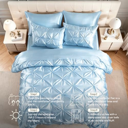 Satin Full Size Comforter Set