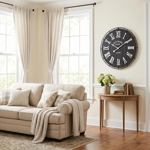 24 Inch Vintage London Style Wall Clock