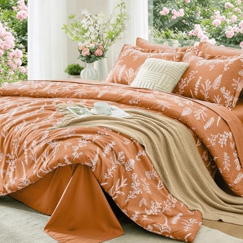 Burnt Orange Full Comforter Set