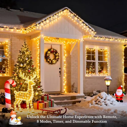 400 LED Christmas Lights Outdoor (132 Foot)