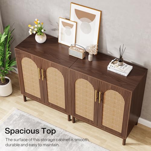 Set of 2 Rattan Sideboard (2 Count)