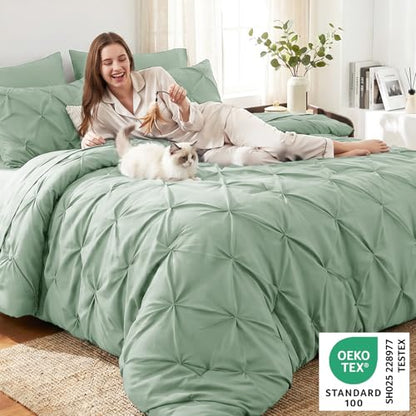 Twin Comforter Set Sage Green