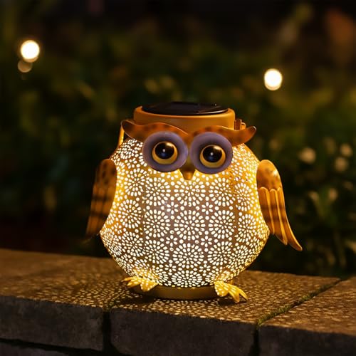 Solar Owl Lights Outdoor Waterproof