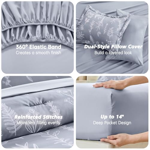 Light Grey King Comforter Set