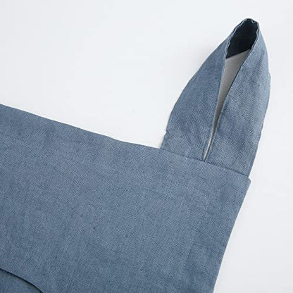 100% Linen Door Hanging Laundry Hamper Bag