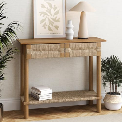 Beacon Wooden Sofa Console Table with Drawers