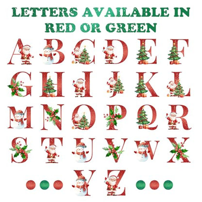 Letter Name Ornaments for Christmas Tree