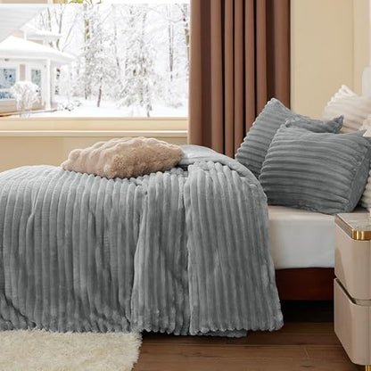 Fleece California King Comforter Set