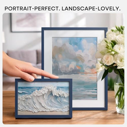 9x12 Blue Picture Frame