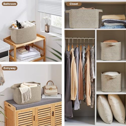 Storage Basket for Organizing 3 Pack (3 Count)