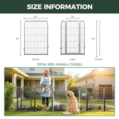 No Dig Garden Fence