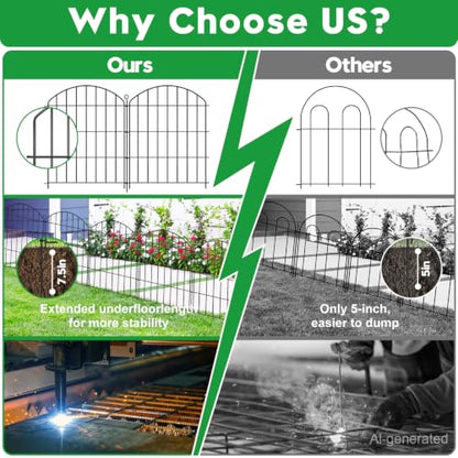 Decorative Garden Fence 24in (240 Sq Ft)