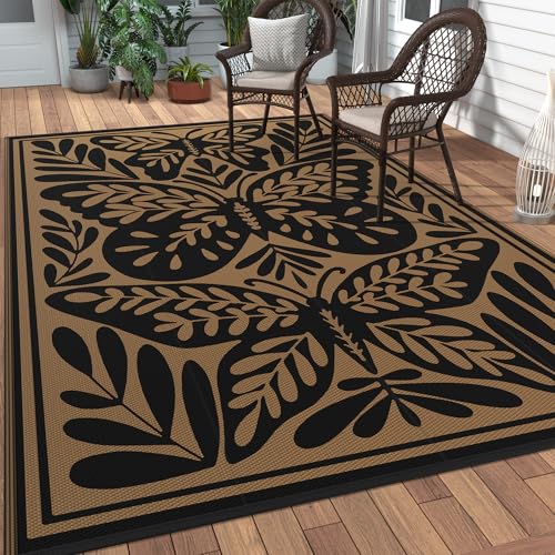 Outdoor Rug 5'x8' Waterproof Plastic Rugs for Patio (40 Sq Ft)