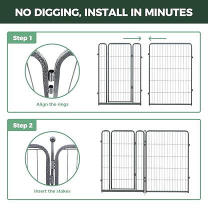 No Dig Garden Fence