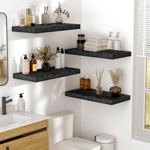 10 Inch Deep Floating Shelves for Wall 55” Set of 2 (2 Count)