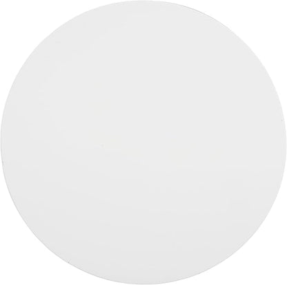 Propane Tank Cover Table for Fire Pits, 20 LB MGO Propane Tank Holder with Side Handles, Round Outdoor Tank Storage Side Table for Patio, Gas Griddle, White