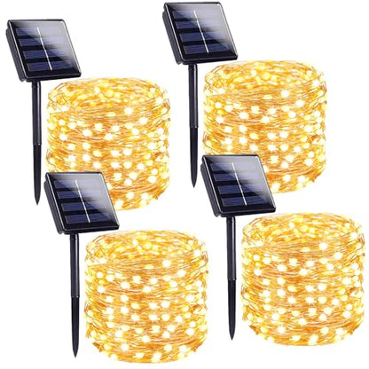 Solar String Lights Outdoor (4 Count)