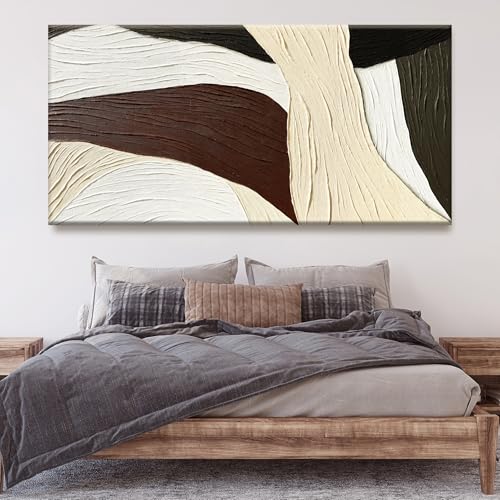 Multicolor Wall Art Large Abstract Wall Art Geometric Line Block Canvas Art Wall Decor Painting Artwork Canvas Simple Picture Decorations For Living Room Bedroom Office Home Artwork 29"X 58"